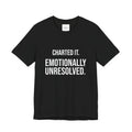 T‑Shirt – "Charted It. Emotionally Unresolved." Funny Mental Health Awareness Tee